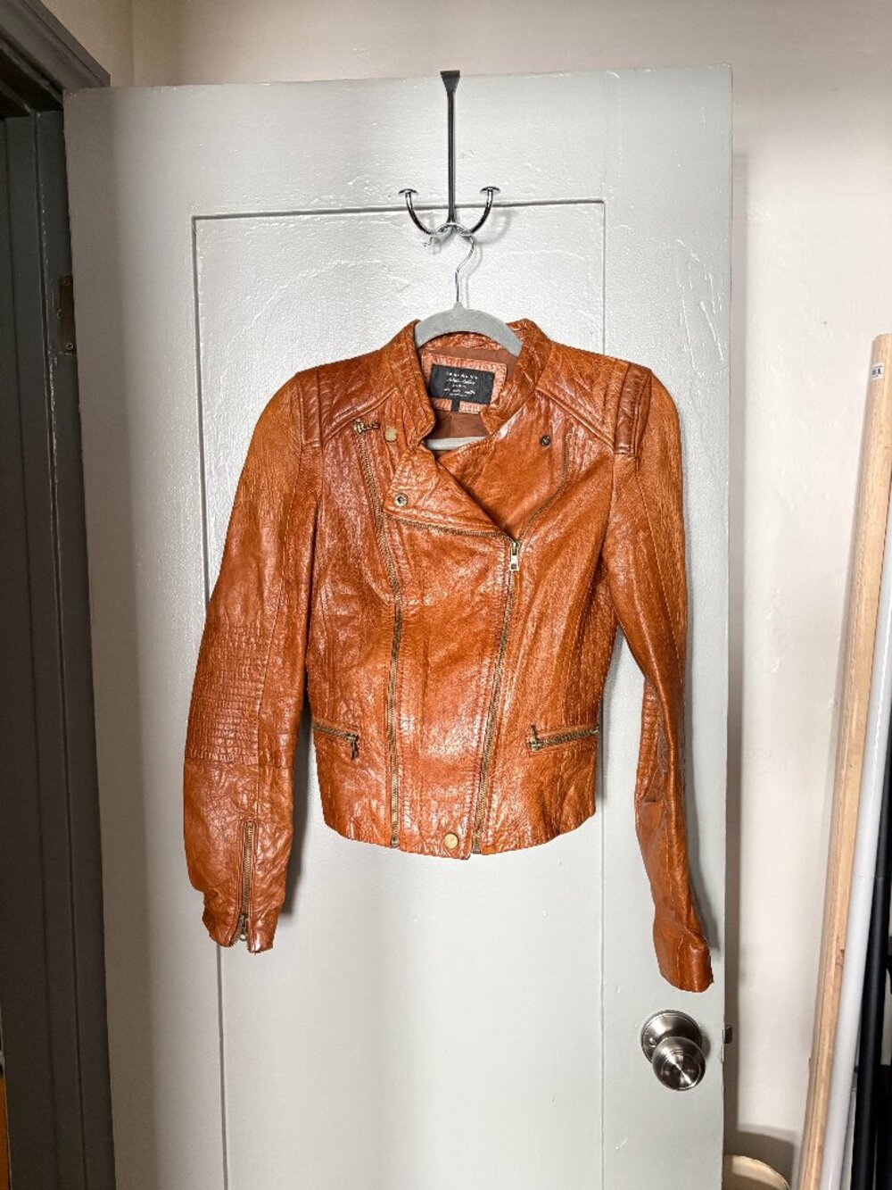 Zara Trafaluc Leather Jacket - Featured on ABC's Mistresses
